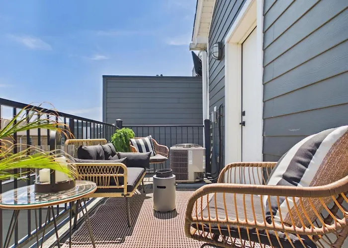Boho Escape Parking Balcony Chicago